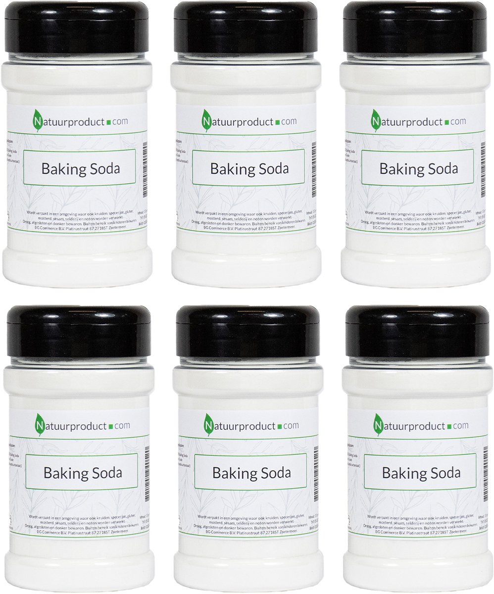 Baking Soda - Strooibus - 6 Stuks - 100% Puur