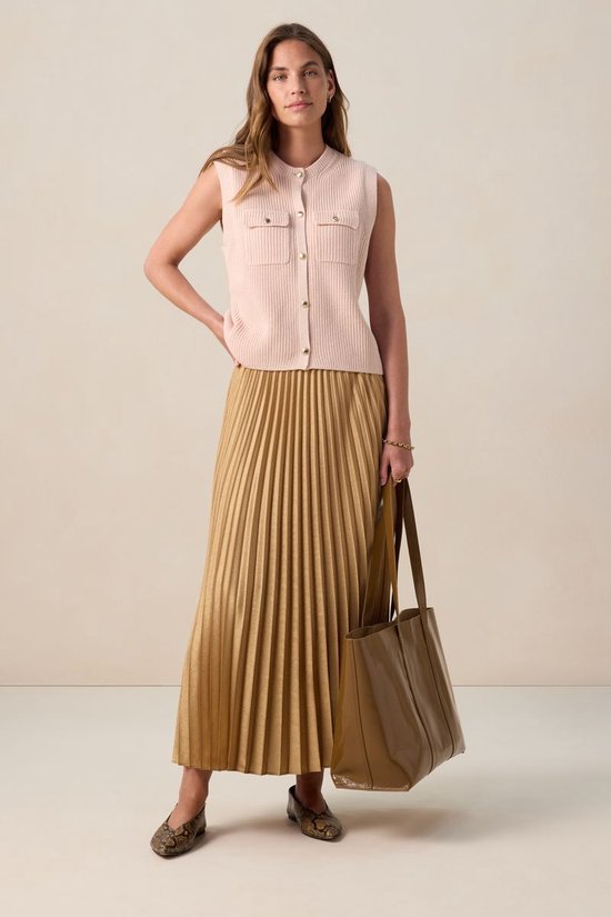 Gouden Midi Rok