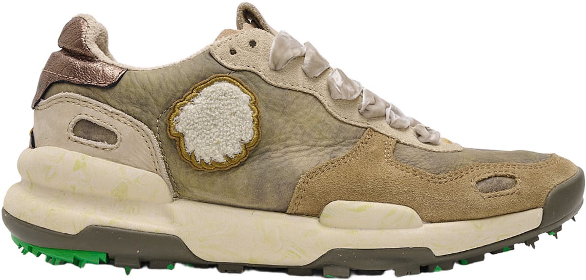 Satorisan - Chacrona Premium - Casual Sneakers Vrouwen - Vintage Leer Sneakers - Kleur Desert W - Maat 41