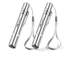Tech Essentials 7-In-1 Laserpen - Rood - Oplaadbaar - Patronen - UV Licht - Laserlampje - Laser Kat - Hond - Kattenspeelgoed - Hondenspeelgoed - Puppy - Poes - 2-Pack