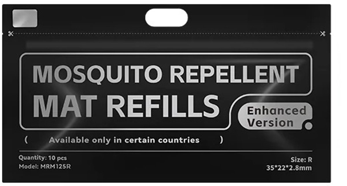 10x Muggenafstotende matten / pads voor FLEXTAIL REPELLER series Anti Mug Muggen & Mosquito verjager