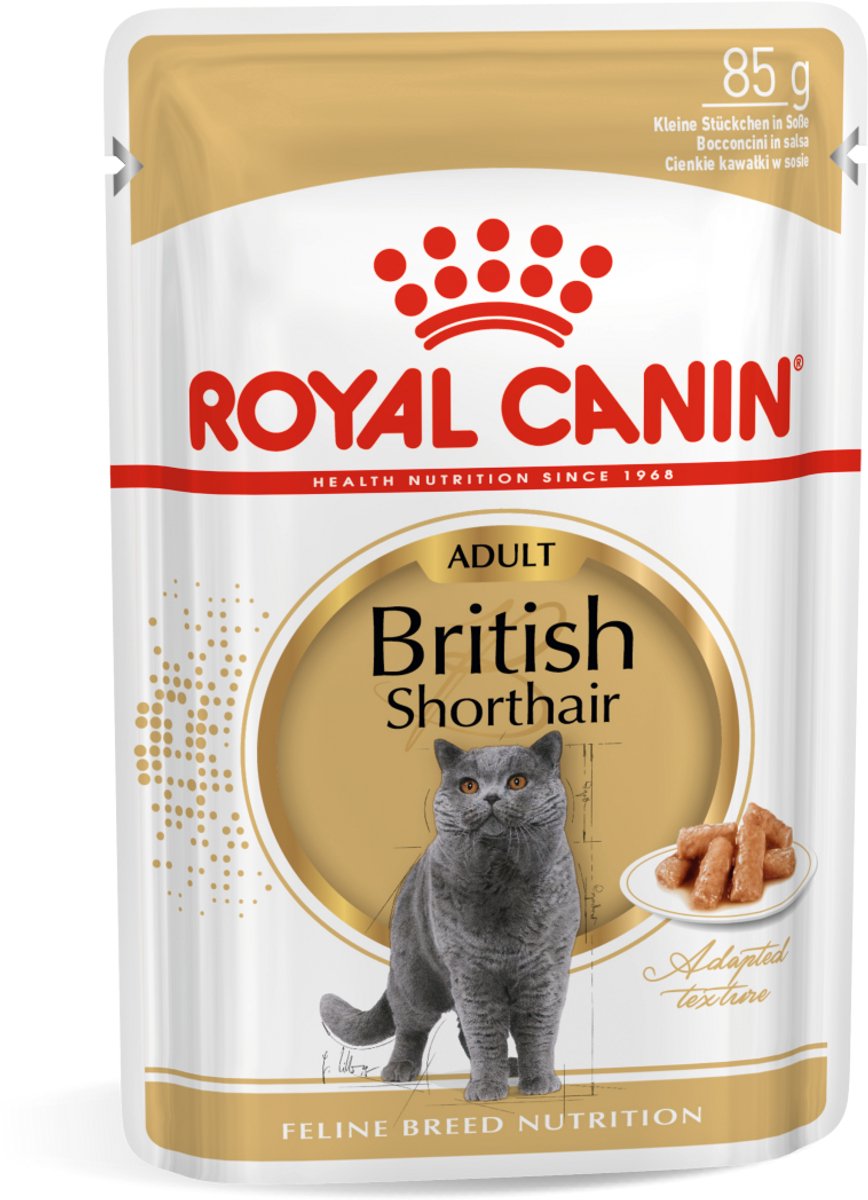 48x85g British Shorthair Royal Canin Breed Kattenvoer