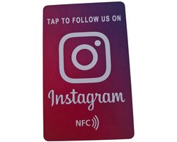 Instagram NFC Kaart - Volgers Instagram - NFC Sticker - Meer volgers