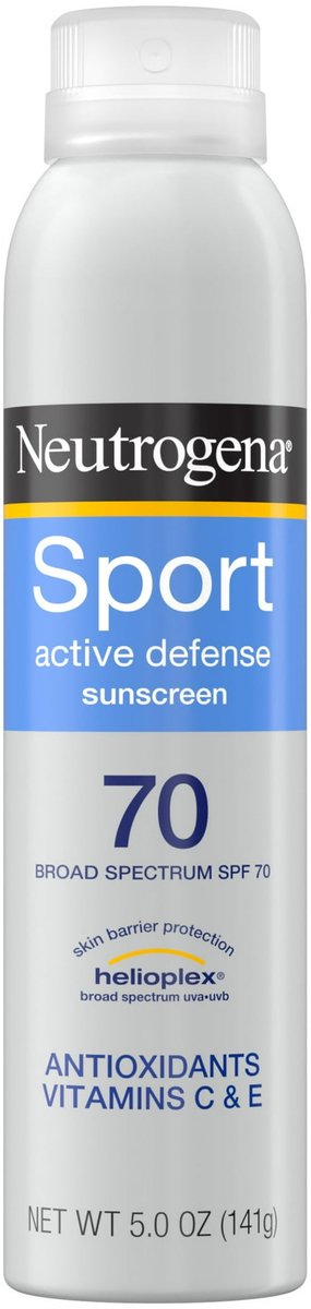 Neutrogena - Sport Active Defense SPF 70 Sunscreen Spray