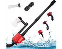 6 in 1 Aquarium Grind Stofzuiger Kit - AC220V 28W 1800L/H - 2m kop - Verstelbare lengte - Geschikt voor waterverversing, zand, aquarium