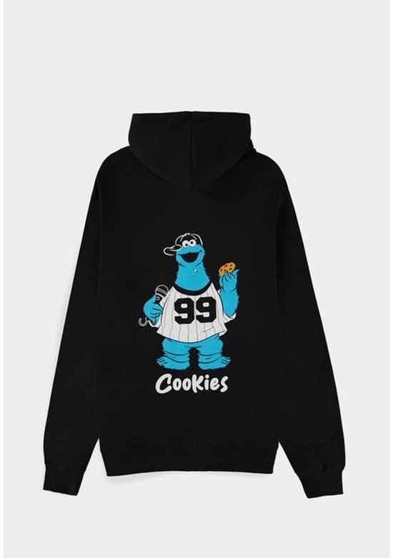 Sesame Street - Cookie Monster Vest met capuchon - L - Zwart