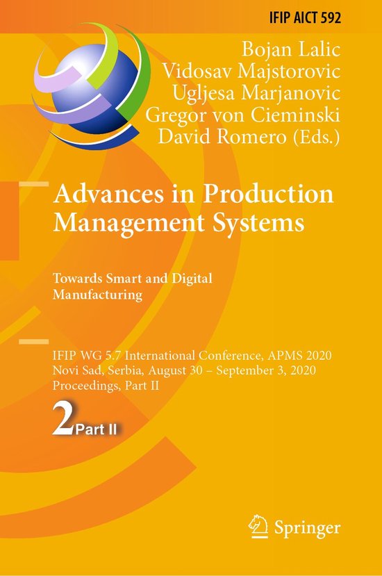 Advances in Production Management Systems Towards Smart and  ... - cover