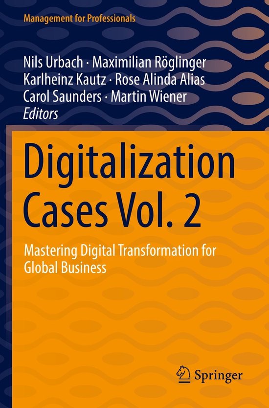Management for Professionals- Digitalization Cases Vol. 2 - cover