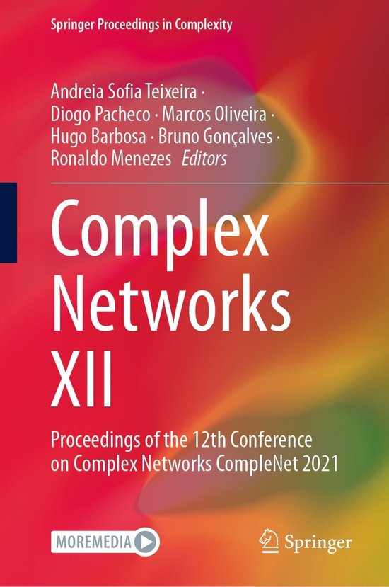 Springer Proceedings in Complexity- Complex Networks XII - cover