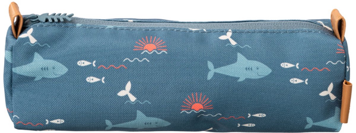 Fresk Etui Jongens – Waterafstotende Pennenzak - Etuis voor School - Pennenbakje voor Kinderen - Schoolspullen - -Blauw - Shark