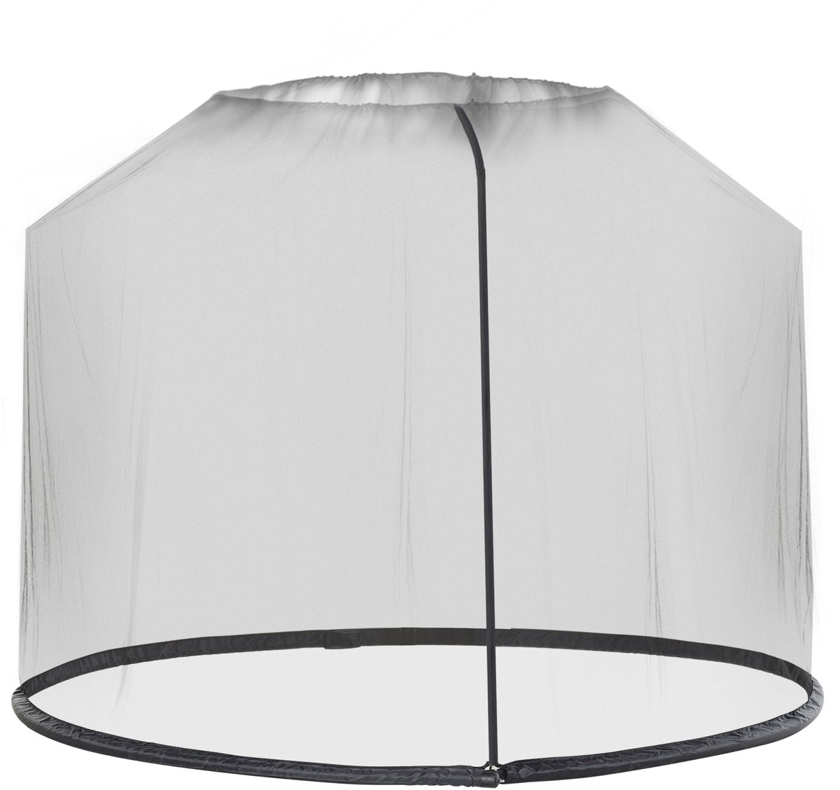 Bol.com Outsunny-Moskitonetz-Netzstoff, Oxford, PVC-Ø300 x 230H cm-Schwarz aanbieding