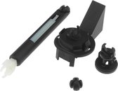 Allecto Plus - Reparatiekit Motorkapslot met Verbindingsstang en Bevestigingsplaatje - Voor Ford Focus MK2 - 1355231 Compatibel - Anti-Diefstal - Motoronderdelen - Autoaccessoires