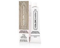 Wella Color Charm Permanent Creme Toner - T12 Silver Mist - Wella toner - Color Charm - Creme toner