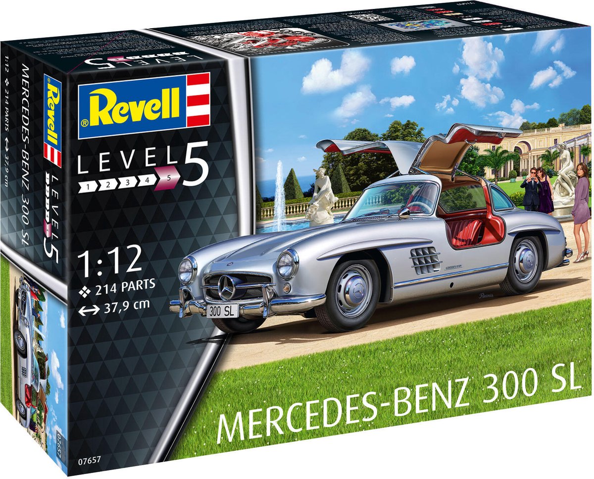 Revell Modelbouwpakket Auto - 07657 Mercedes-Benz 300 SL - 1:12 | bol