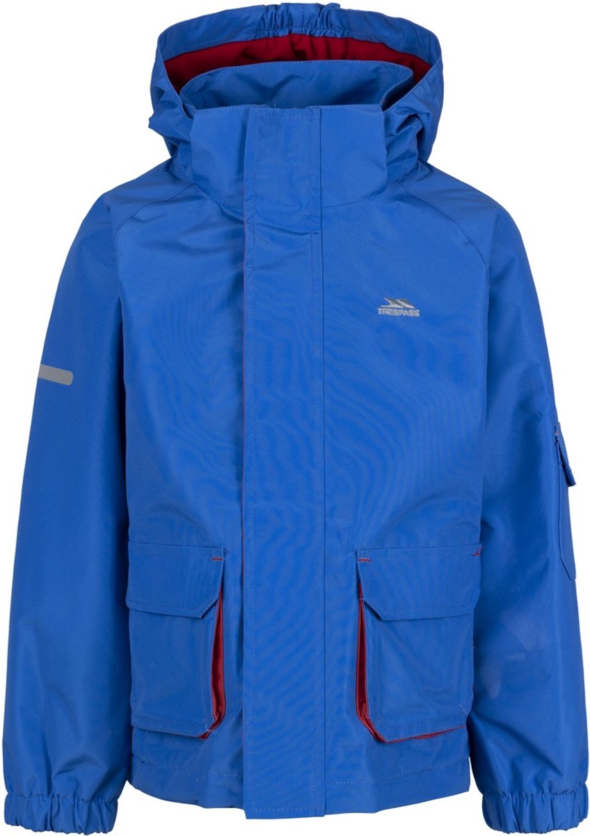 Trespass Kinder Regenjacke Desic Unisex Rainwear Jacket Tp-50 -11/12 Blauw