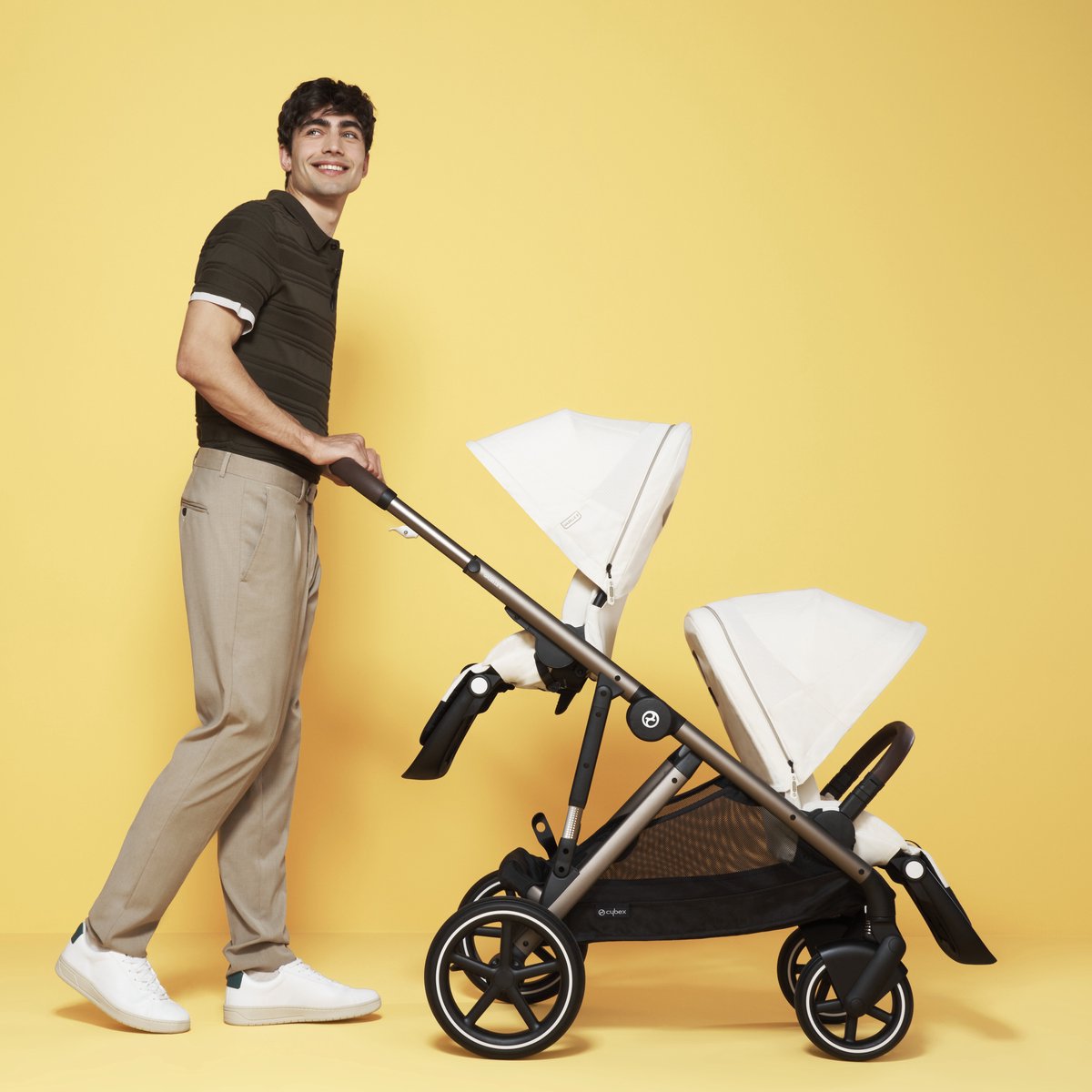 Cybex Gazelle S Kinderwagen Moss Green Taupe Frame - afbeelding 3