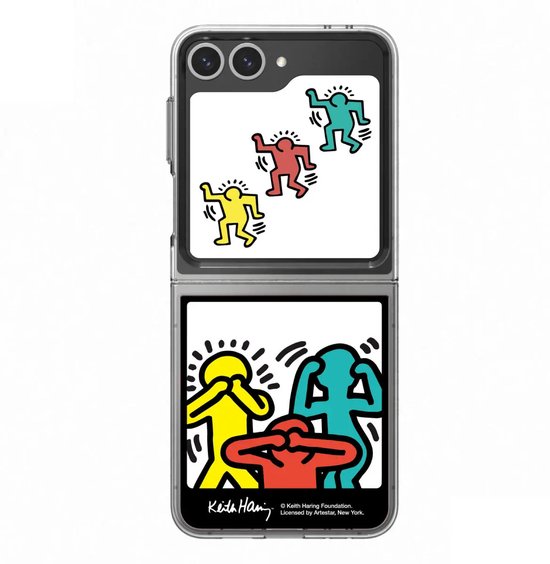 Photo originale du Samsung Galaxy Z Flip 6 FlipSuit Photo de Keith Haring