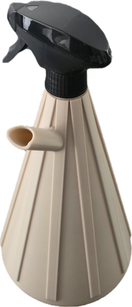 Gieter steil met plantenspuit - beige - 0,7 liter