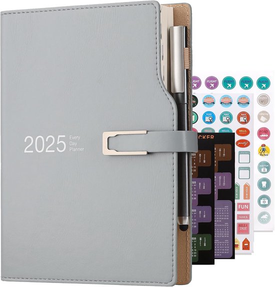 Academische agenda 2025, A5, dag per pagina, planningsorganizer met