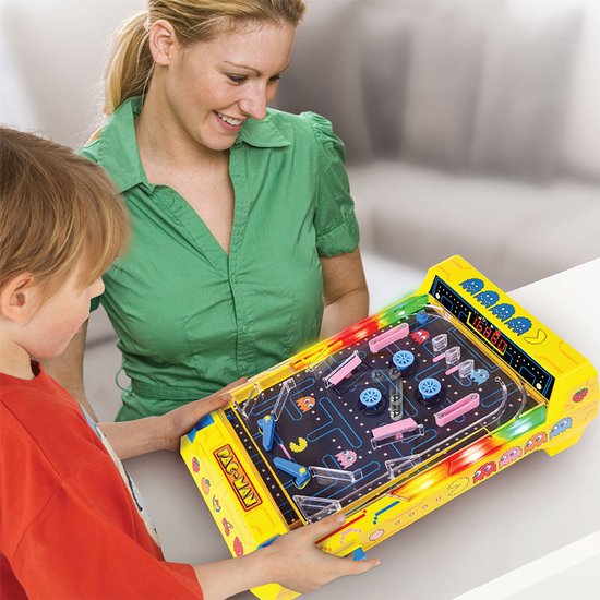 Pac-Man Smash-a-Ghost Arcade - Speelkast - Mini Flipperkast - Pinball Machine - Elektrische Scoreteller - Inclusief LED en Arcade Geluiden van Gamesson — afbeelding 4