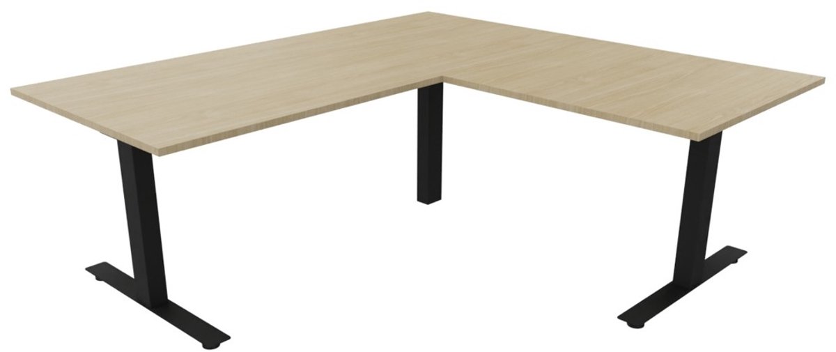 Easydesk Professional hoekbureau - elektrisch - 240x200