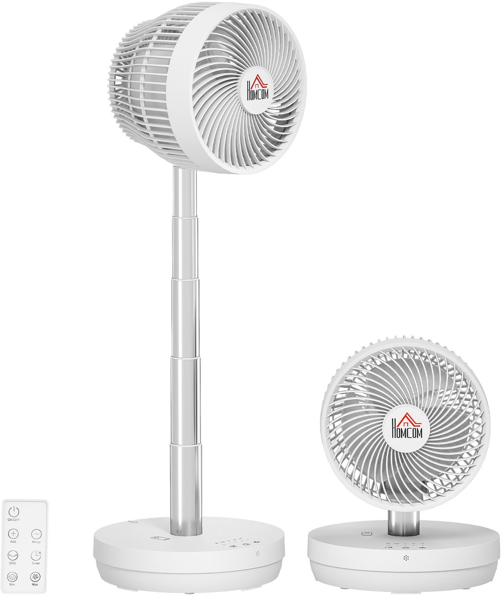 HOMCOM-Tafelventilator-ABS-22x22x69cm-Wit