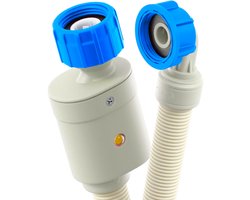 Fixem Toevoerslang 2.5 Meter met Aquastop Aanvoerslang Geschikt voor Wasmachine en Vaatwasser voor Alle Merken met 3/4 Wartelaansluiting Koud Water tot 25 Graden