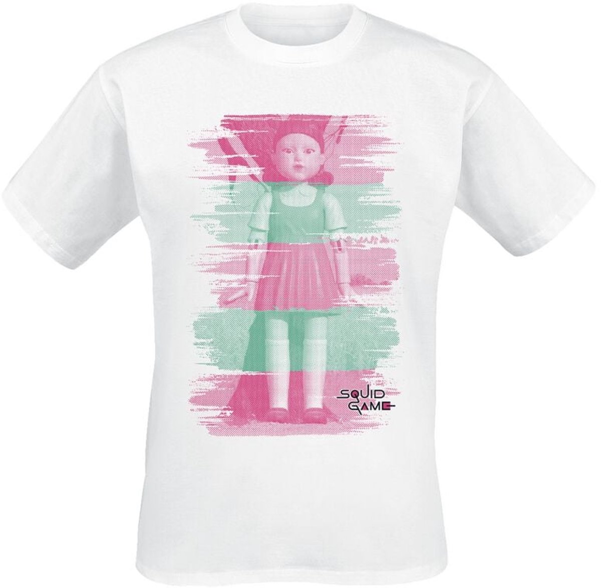 Squid Game Young Hee - Red Light - Green Light Heren T-shirt - wit - XL