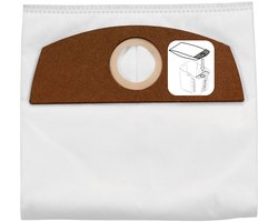 METABO – 5 filterzakken – Non-woven stofzuiger – Bruine kraag – Fijn stof