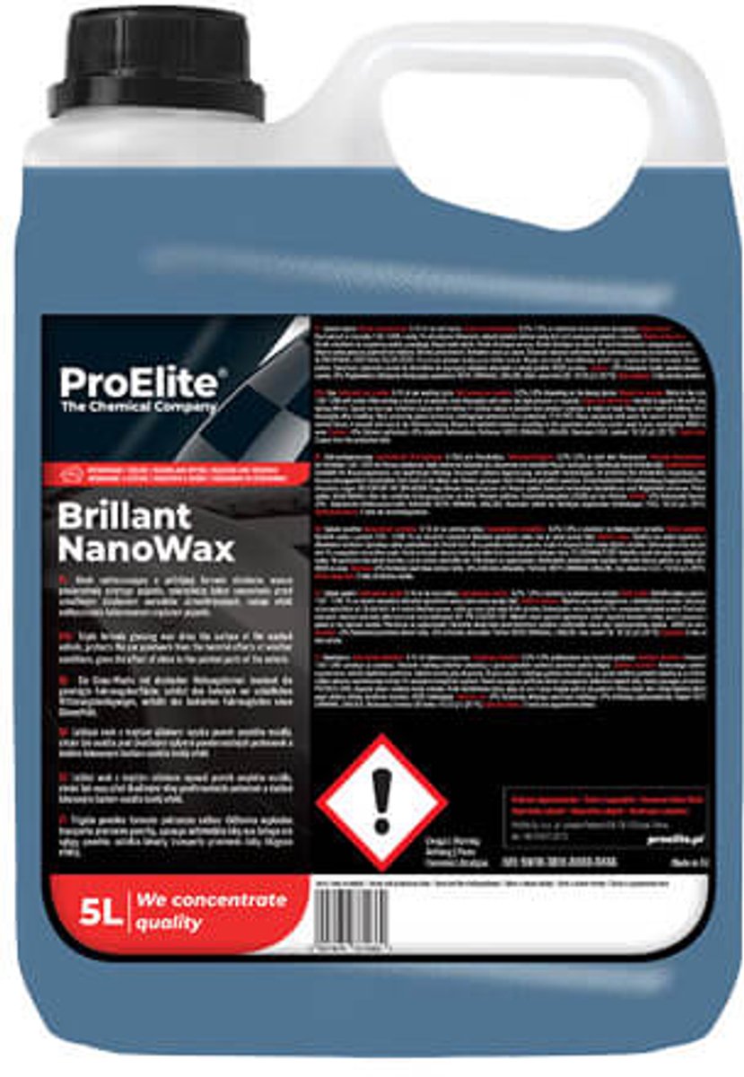 PROELITE BRILLANT NANOWAX 5L