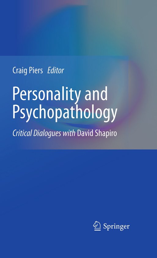 Personality and Psychopathology - cover