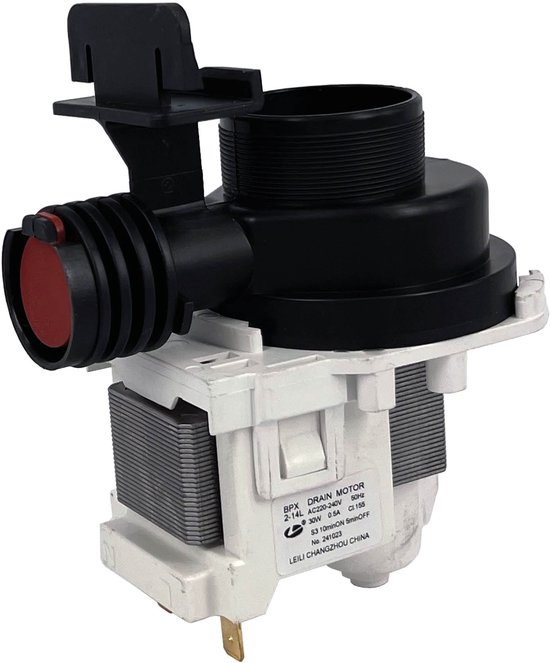 Afvoerpomp wasmachine met pomphuis | Vervanger voor AEG / Electrolux 140000738017 | Past op veel andere merken: Atag, Etna, Nordland, Pelgrim, Vestel, Zanker, Zanussi e.a. | Multaparts® huismerk