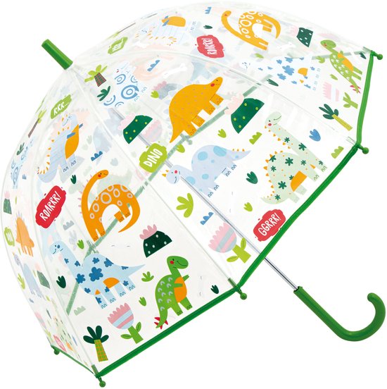 Little L - Parapluie - Garçons - Dinosaures - Transparent - 48 cm