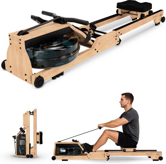 Flowsense RowForge Roeimachine Inklapbaar Hout Max 140KG