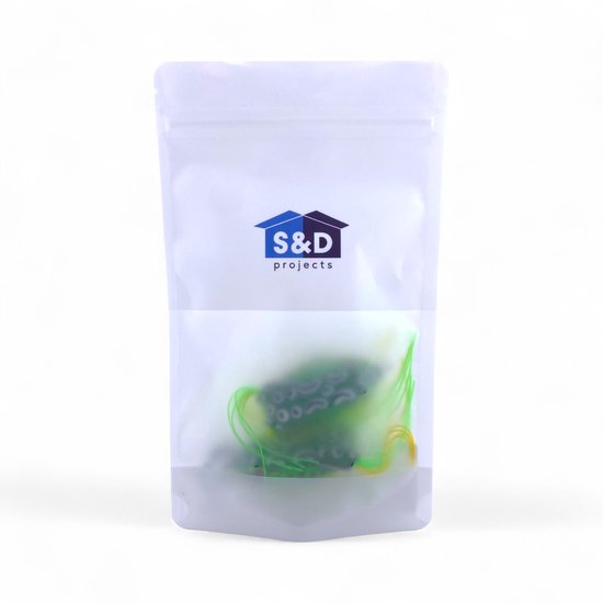 S&D - Kunstaas Kikker - 2 stuks - 13g 8cm - Roofvissen - Topwater Floater - Softbait van S&D — afbeelding 2