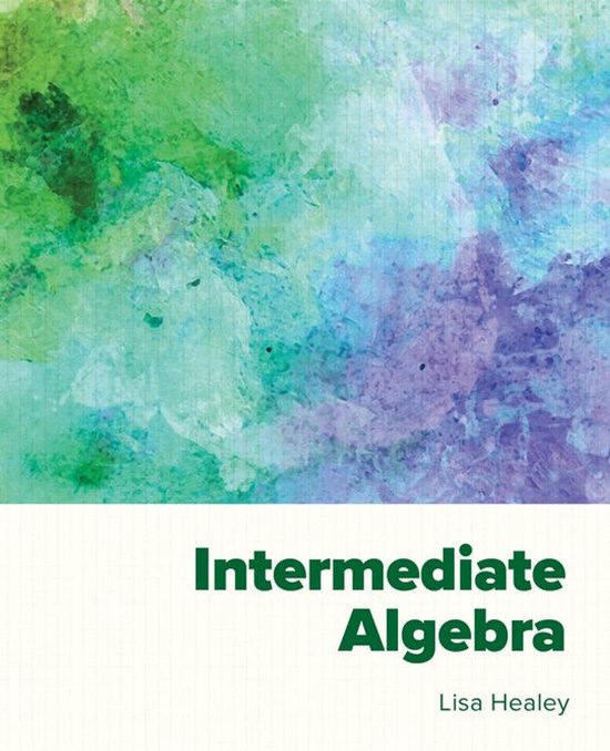Intermediate Algebra - cover