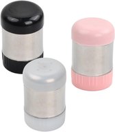 Poedersuiker Shaker met deksel, roestvrijstalen bagger shaker, zout en peper Shakers Poeder Cacao Meel Chocolade Koffie Zeefje Voor Keuken(S