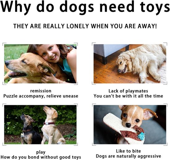 Benebone Wishbone duurzaam kauwspeeltje voor honden voor agressieve kauwers, echte kip, gemaakt in de VS, Medium