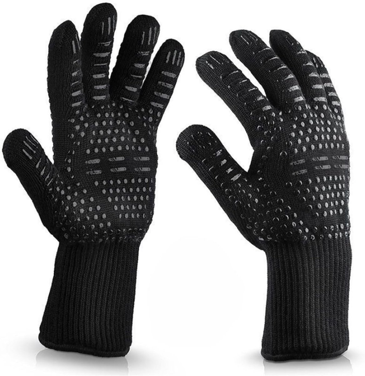 Zandarix Barbecue - Thermohandschoenen - hittebestendig tot 800 °C - voor oven en Barbecue / Grill