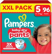 Pampers Baby-Dry Pants - Maat 5 (11kg-17kg) - 96 Luierbroekjes - Maandbox