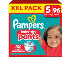 Pampers Baby-Dry Pants Luierbroekjes Maat 5 - 96 Luierbroekjes (11-17KG)