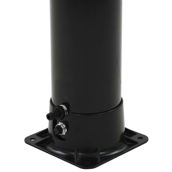 vidaXL Solar douche 40 L 196 cm zwart