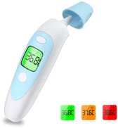 BDM CARE® Infrared Thermometer 2 - 1 - Koortsthermometer - Contactloze Infrarood Koortsthermometer - Thermometer - Temperatuurmeter - Digitale - ContactlozeThermometer - voor Oor en Voorhoofd - Geschikt voor Volwassenen, Kinderen en Baby's