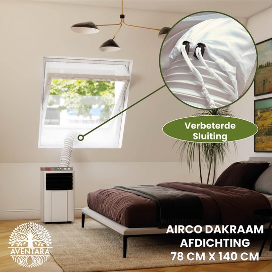 MOEGFY 500cm Raamafdichting Voor Mobiele Airconditioners, Airconditioners, Wasdrogers, Afvoerdrogers, Hot Air Stop Voor Bevestiging aan Ramen, Dakramen, Vleugelramen, Raamafdichting, Airconditioning