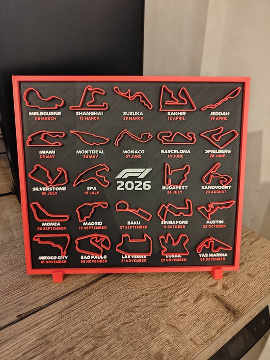 Foto: F1 tracktracer 2026 formule1 race kalender