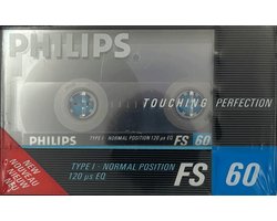 Philips FS60 Cassettebandje – Type I – 60 min – Normal – Gesealed