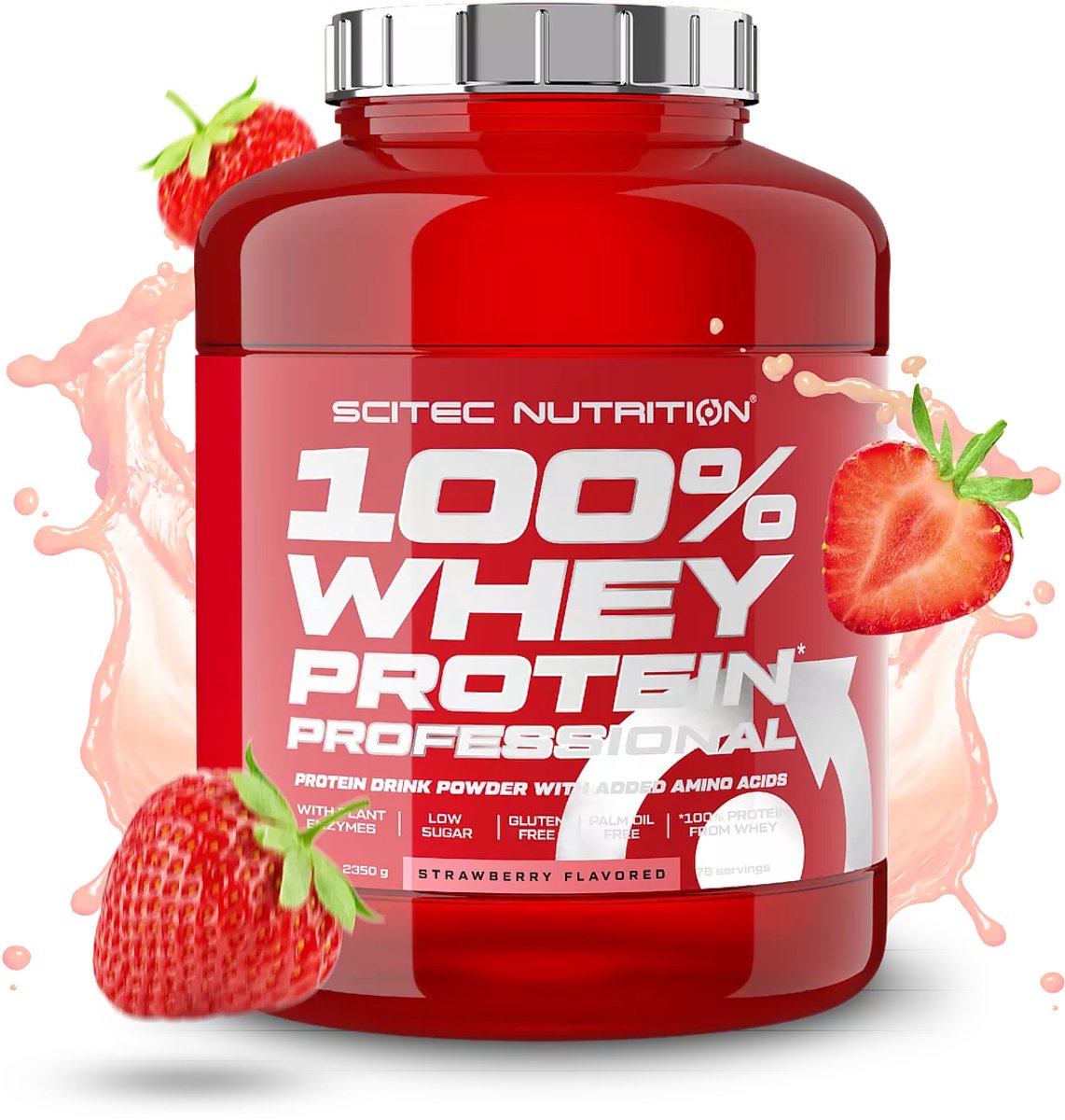Scitec Nutrition - 100% Whey Protein Professional (Strawberry - 2350 gram)