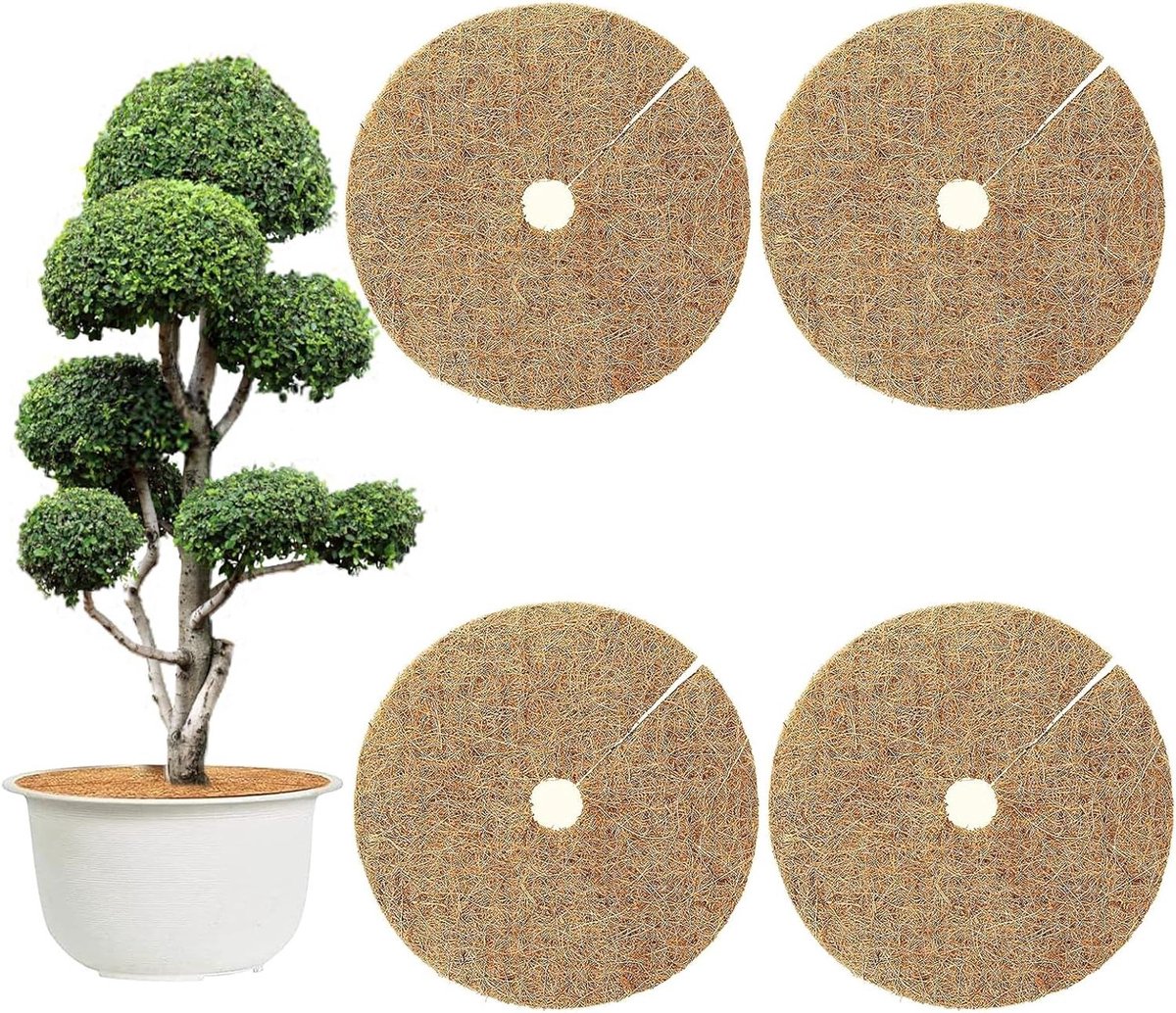Allecto Premium - Kokosmatten 60 cm - Plantenbescherming - Winterbescherming - Kokosschijf - Vorstbescherming - Duurzaam - Vochtbestendig