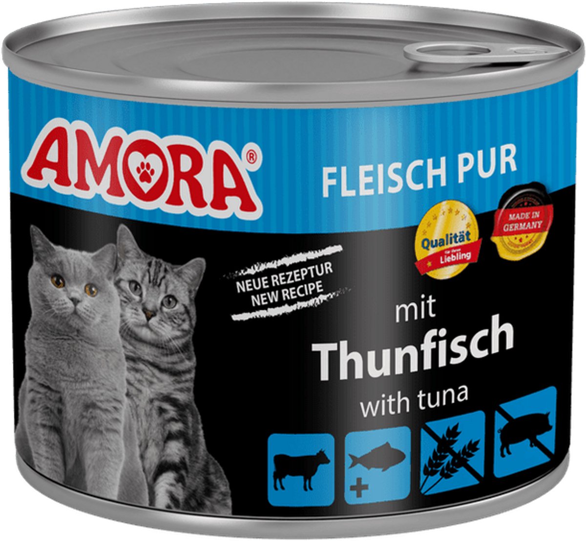 Amora AMORA Kattenvoer 6x200g - Tonijn