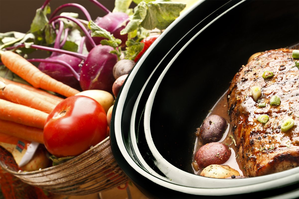 FRITEL Slow Cooker SC 2395 - Elektrische Stoofpot / Crock Pot - 5,5L - 210W - 4 tot 8 Pers. - Keramische pot - 4 Warmtestanden - Display – foto 7